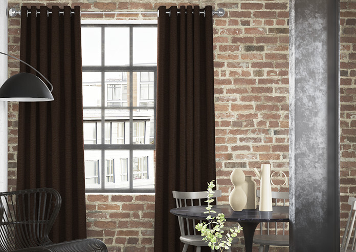 Kent, Chocolate - Made to Measure Curtains - Image 3